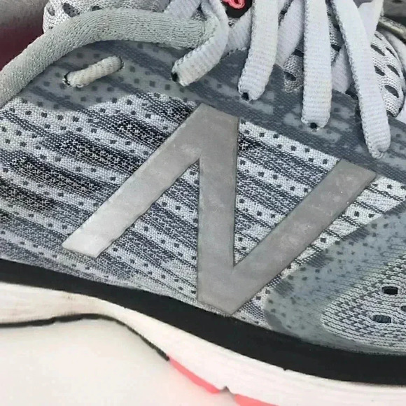 NEW BALANCE 860v9 ICE BLUE PINK ZIG ZAG WOMENS SIZE 8 PLANTAR FASCIITIS SHOES - Picture 14 of 16